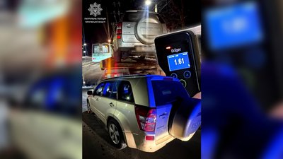 Нетверезі водії на Чернігівщині: у Чернігові патрульні склали на водія два адмінпротоколи