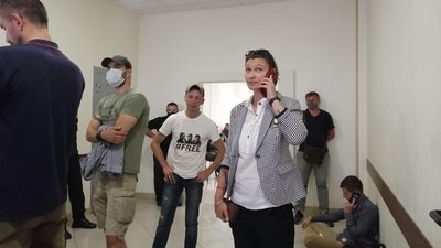 Підозрювана у справі про вбивство Шеремета Яна Дугар на засіданні Підозрювана у справі про вбивство Шеремета Яна Дугар на засіданні