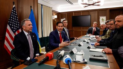 Умєров, Віткофф та Рубіо на перемовинах