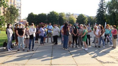 На Житомирщині працівники центру психічного здоров'я протестують, бо 2 місяці не отримують зарплату