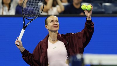 Еліна Світоліна у матчі на US Open-2026