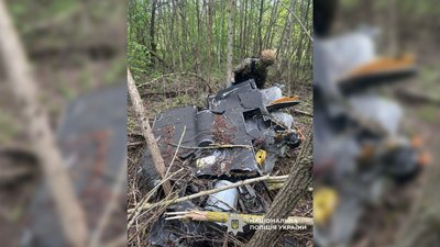  Бойову частину ударного безпілотника РФ знешкодили вибухотехніки поліції Чернігівщини