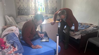 На Львівщину евакуювали хоспіс з Сіверська На Львівщину евакуювали хоспіс з Сіверська