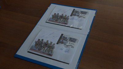 У Вінниці відбулося спецпогашення марки, присвяченої "Гвардії наступу" У Вінниці відбулося спецпогашення марки, присвяченої "Гвардії наступу"