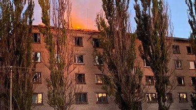 Нікопольщина, обстріл, гуртожиток