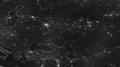 Супутникові фото NASA свідчать про відсутність електроенергії в Україні