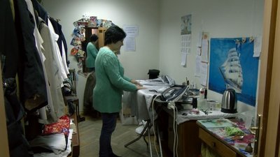 Техпрацівники, декоратори і склад з реквізитом: залаштунки Волинського драмтеатру Техпрацівники, декоратори і склад з реквізитом: залаштунки Волинського драмтеатру