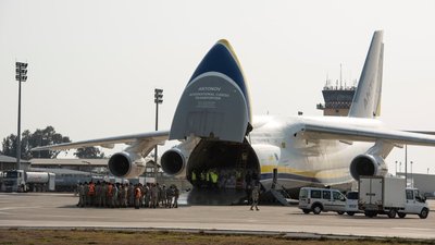 Ан-124, Туреччина, гуманітарна допомога