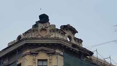 Ліпнину на пам’ятнику архітектури в центрі Одеси збивали у рамках протиаварійних робіт