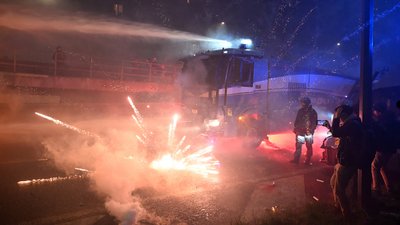 Протест проти Олімпійських ігор-2026 у Мілані, Італія