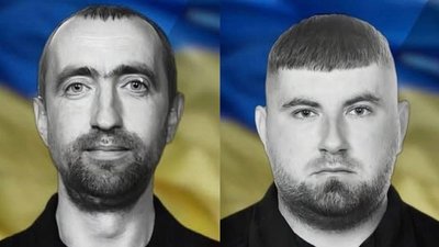 Полеглі поліцейські з Буковини Анатолій Юрчак та Михайло Гешко