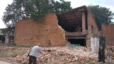 Обвалилася стіна одного з приміщень Сумської класичної гімназії