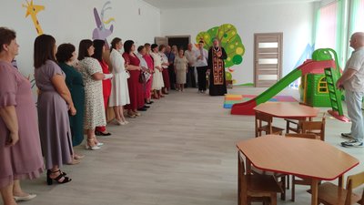 Освячення приміщення садочка "Сонечко" Освячення приміщення садочка "Сонечко"
