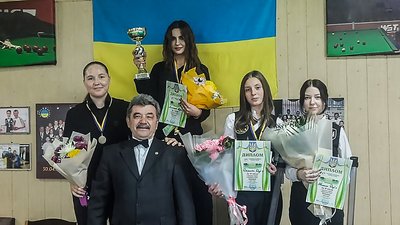 Снукеристки з Кіровоградщини вибороли срібло і бронзу чемпіона України
