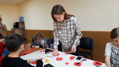 Провела заняття для дітей Інеса Яковлева.