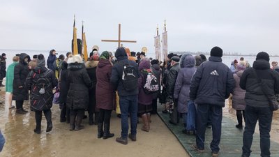 У Черкасах відзначають свято Водохреще У Черкасах відзначають свято Водохреще