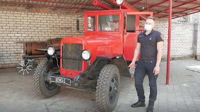 З металобрухту – на майже новеньку. У Дніпрі відновили пожежну автоцистерну, якій понад 70 років