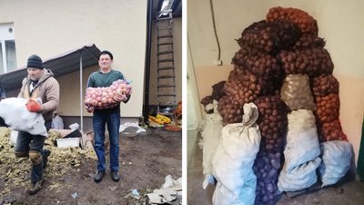 На Житомирщині працівники однієї з лікарень та волонтери разом готують гарячі обіди для тероборони На Житомирщині працівники однієї з лікарень та волонтери разом готують гарячі обіди для тероборони