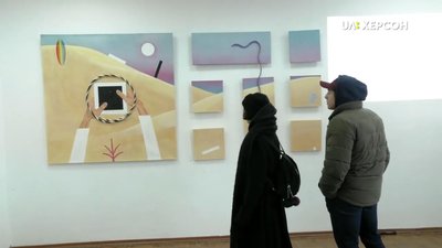 У Херсоні відкрилася виставка художниці Катерини Шаярової "01. Від малюнка до дизайну і назад"