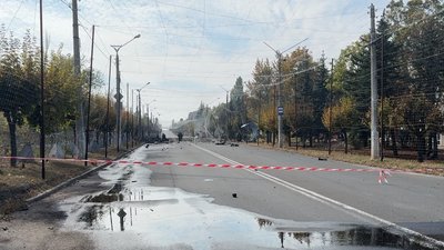 Удар по автобусах в Краматорську