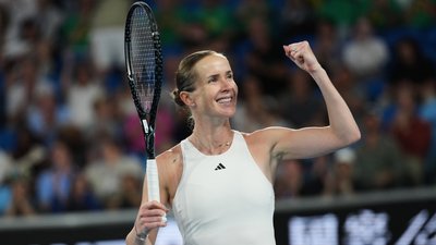 Еліна Світоліна під час третього раунду турніру Australian Open-2026