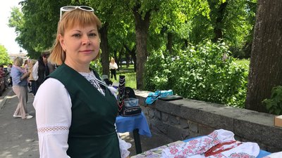 У Житомирі до Дня вишиванки влаштували виставку робіт майстринь народної творчості У Житомирі до Дня вишиванки влаштували виставку робіт майстринь народної творчості