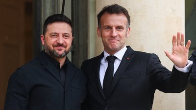 Емманюель Макрон, Володимир Зеленський