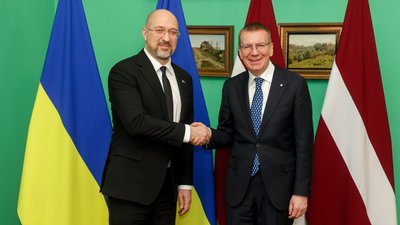 Прем'єр-міністр Денис Шмигаль провів зустріч з президентом Латвії Едгарсом Рінкевичсом