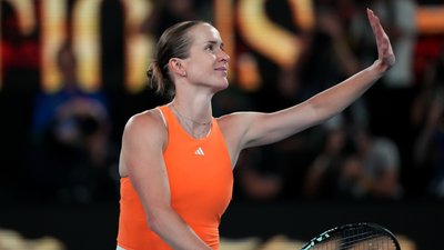 Еліна Світоліна у матчі проти Коко Гофф на Australian Open-2026