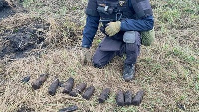 У Харківській області знайшли 16 артснарядів часів Другої світової війни