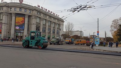 В Житомирі змінюється рух громадського транспорту – по Київській укладають асфальт
