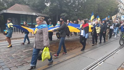 Вулицями Львова пройшов Марш захисників