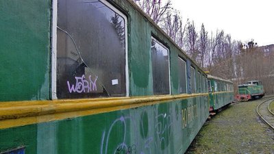 У Луцьку руйнується дитяча залізниця У Луцьку руйнується дитяча залізниця
