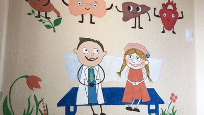 У Львові студенти розмалювали стіни дитячої лікарні У Львові студенти розмалювали стіни дитячої лікарні