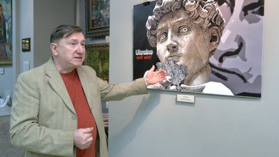 "Україна переможе!": у Рівному відкрили виставку воєнного плаката "Україна переможе!": у Рівному відкрили виставку воєнного плаката
