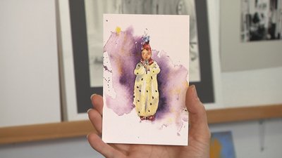 В Одесі художниці створюють новорічні листівки В Одесі художниці створюють новорічні листівки