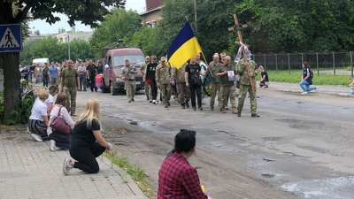 У Ямполі на Сумщині поховали військового Дмитра Козюру