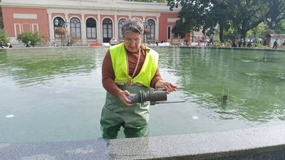 В Одесі знову пошкодили фонтан біля оперного театру В Одесі знову пошкодили фонтан біля оперного театру