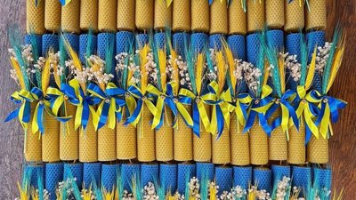 Свічки, які виготовила Наталія Потурай Свічки, які виготовила Наталія Потурай