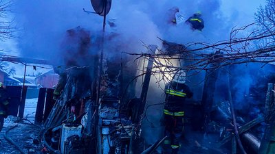 Наслідки пожежі в Кролевці. 18 лютого 2026 рік