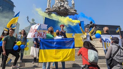 Акції підтримки та відмова від російської мови. Як світ реагує на агресію Росії Акції підтримки та відмова від російської мови. Як світ реагує на агресію Росії