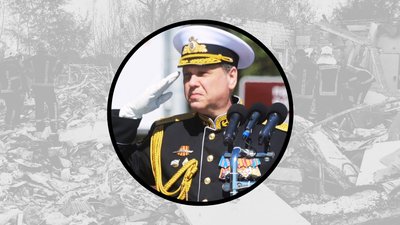Командувачу ЧФ РФ Сергію Пінчуку повідомили про підозру за удар по Києву 8 липня 2024 року