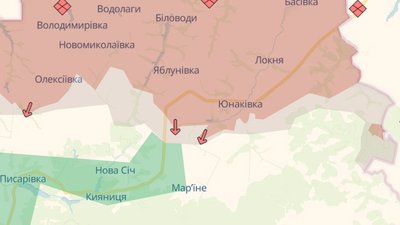 Мапа DeepState, 26 вересня 2026 року