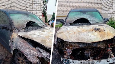 Вночі у Харкові горіли два легковики: вогонь з Mazda перекинувся на Daewoo Lanos Вночі у Харкові горіли два легковики: вогонь з Mazda перекинувся на Daewoo Lanos