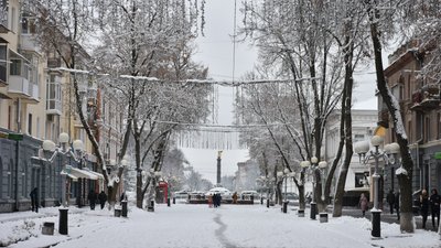 Снігопад у Полтаві: як комунальники справлялися з негодою