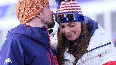 Брізі Джонсон, американська гірськолижниця заручилася на фініші Олімпіади-2026