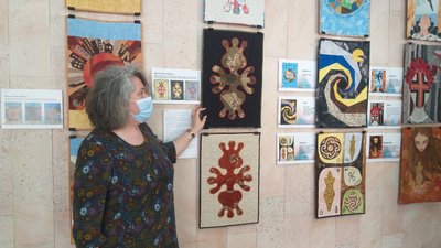 Трипільські візерунки та панно з камуфляжу Трипільські візерунки та панно з камуфляжу