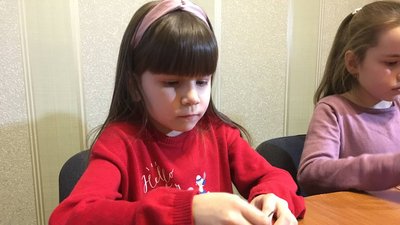 Житомирянка Лариса Дановська навчила дітей створювати новорічні іграшки з вовни