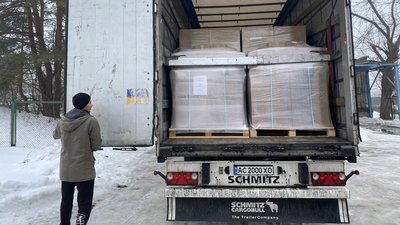 Гуманітарна допомога від Німеччини в Бровари