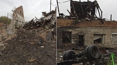 В Онуфріївці на Кіровоградщині уламки російської ракети пошкодили майже 50 будинків і школу